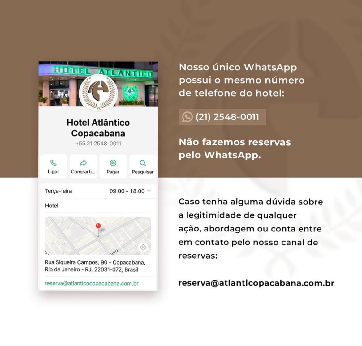 Atlantico Copacabana Hotel 4*